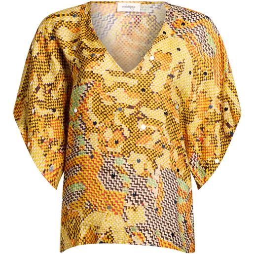 OTTOD'AME - top - giallo