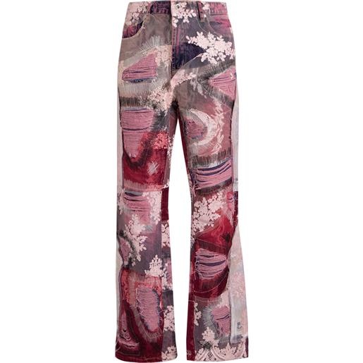 WHO DECIDES WAR - jeans straight - rosa