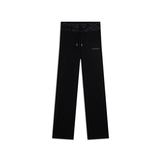 FREDDY - pantaloni donna in felpa con vita alta a fantasia floreale, 