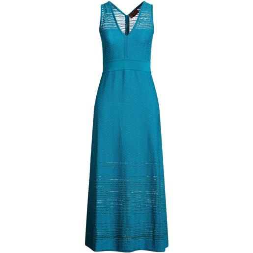 MISSONI - vestito da ufficio - verde petrolio