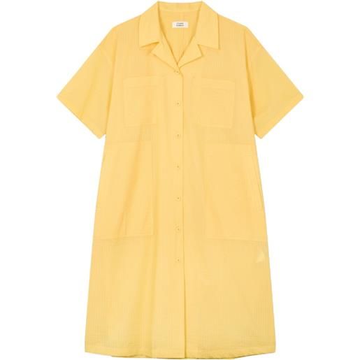 TOMBOY abito midi con applicazione - giallo