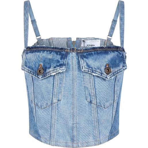FAITH CONNEXION - bustier - blu