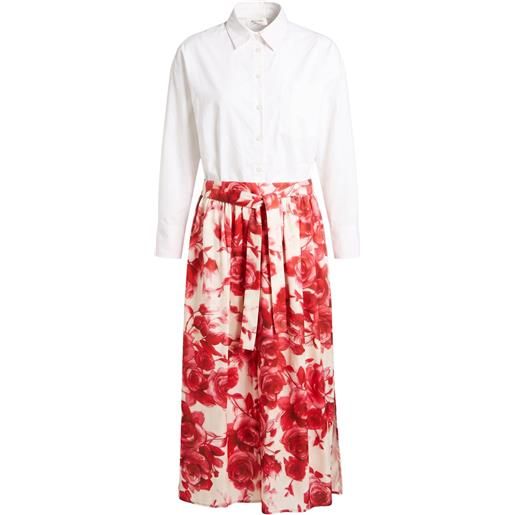 BLUGIRL - vestito chemisier - bianco