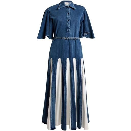LOVEBIRDS - vestito in jeans - blu