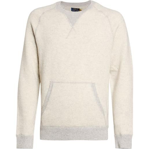 POLO RALPH LAUREN - maglia in cachemire - grigio chiaro