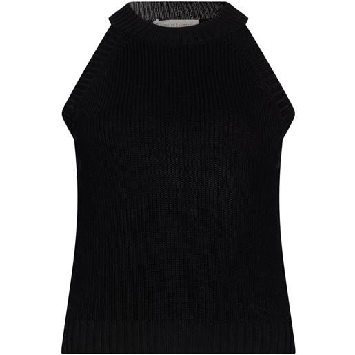 FILIPPO DE LAURENTIIS - maglia gilet - nero