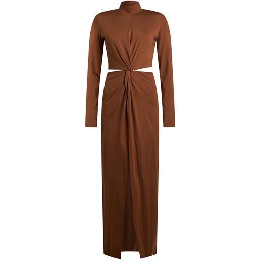 ACTUALEE - vestito lungo - marrone