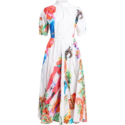 STELLA JEAN - vestito chemisier - bianco