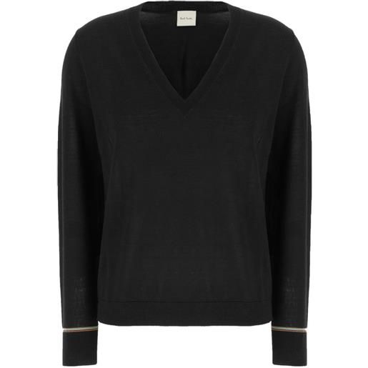 Paul Smith maglione con scollo a v - nero