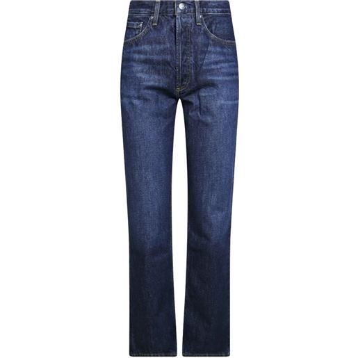 AGOLDE jeans dritti lana - blu