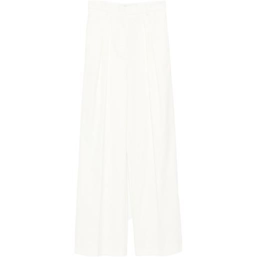 SIMONA CORSELLINI pantaloni sartoriali - bianco