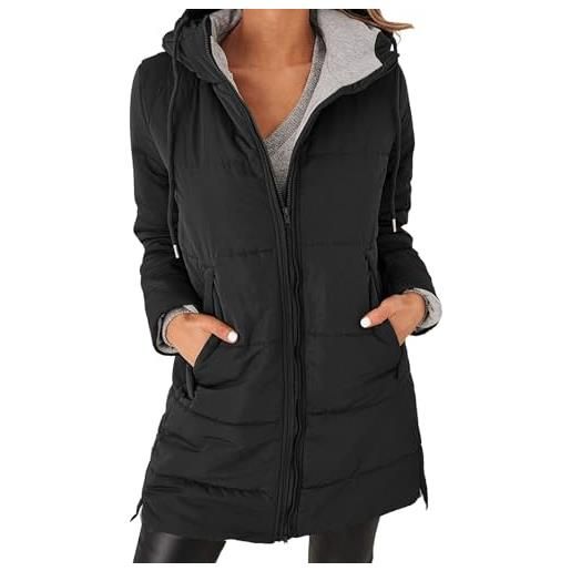 Generico giubbotto con pelo donna piumino donna invernale lungo cappotto lungo parka invernale curvy giubbotto elegante giacca sherpa trench primaverile giacca felpa