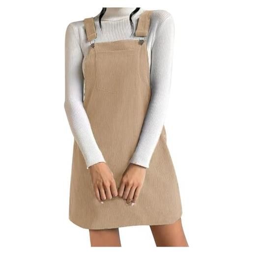 Nuqqichongtian salopette jeans abito morbida gonne donna corta abiti ventilato moda leggeri gonna abito jean halter classic vestito donna elegante larghi comodi eleganti taglie forti casual