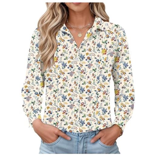 IECCP camicia da donna a maniche lunghe slim aderente formale abbottonata camicie elasticizzate senza pieghe camicetta da lavoro executive office casual top da donna 2025