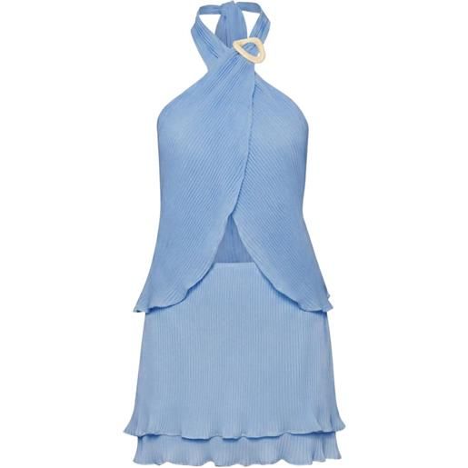 Baobab top lira con scollo all'americana - blu