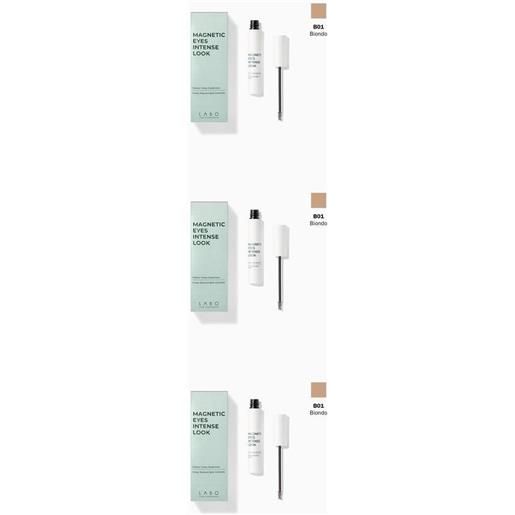 Labo magnetic eyes intense look crexy sopracciglia colorato colore b01 3x8 ml
