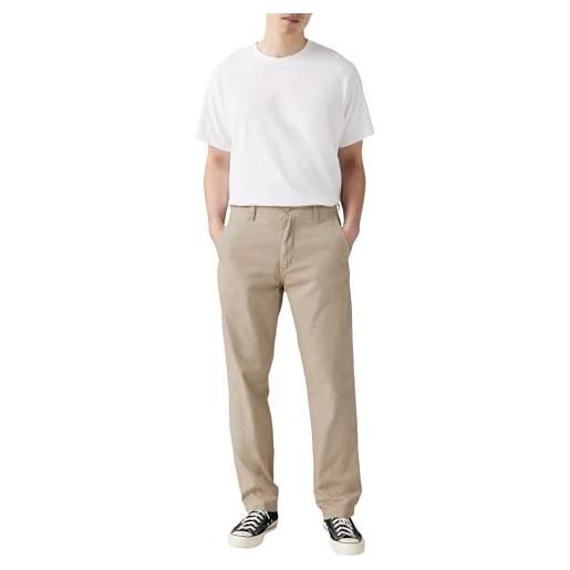 Levi's xx chino authentic straight pantaloni da uomo, vintage kaki rmn tw, 32w x 30l