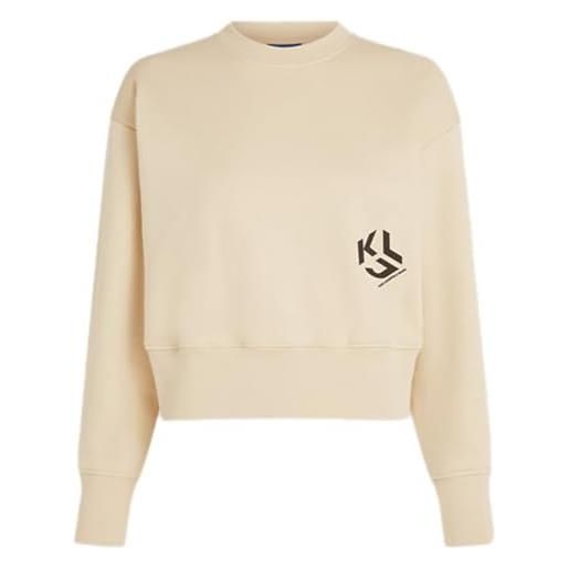 Karl lagerfeld jeans donne regular logo sweatshirt