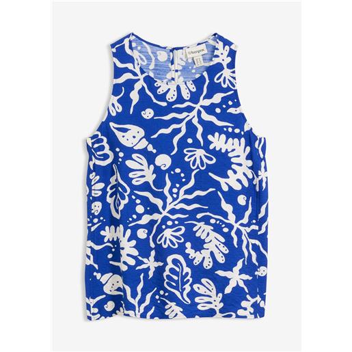 bonprix top con viscosa fluida-blu