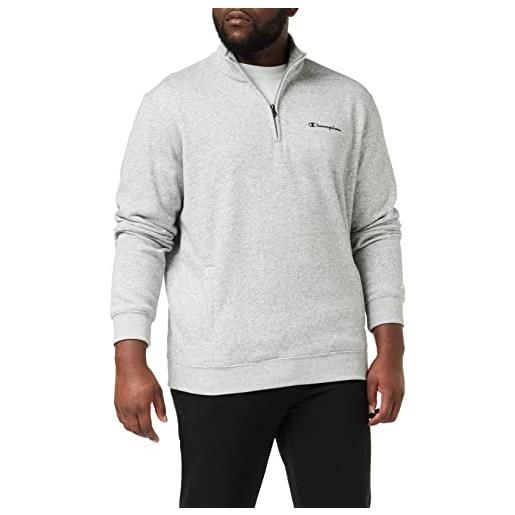 Champion american classics small script logo half zip, felpa uomo