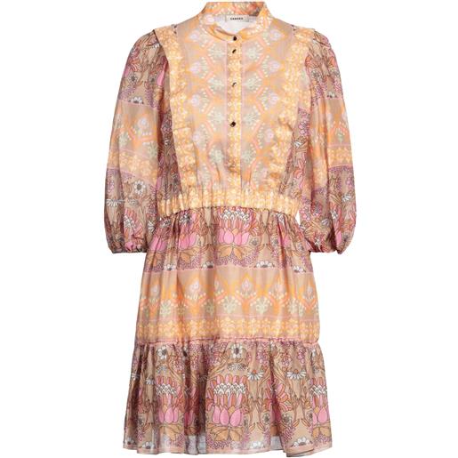 SANDRO - vestito chemisier - beige