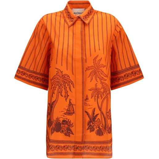 ALEMAIS camicia boathouse - arancione