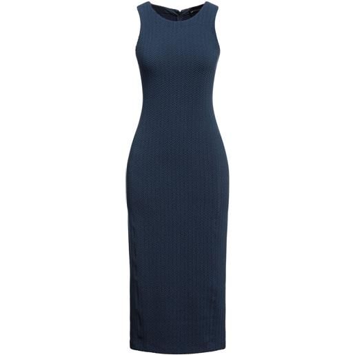 EMPORIO ARMANI - tubino - blu navy