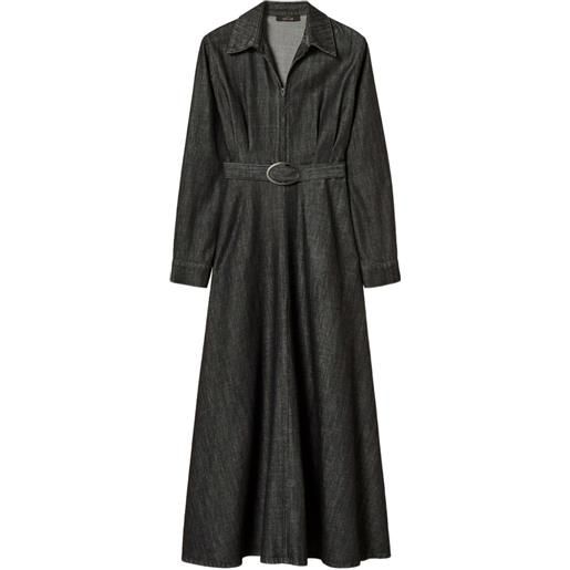 TWINSET abito denim - nero