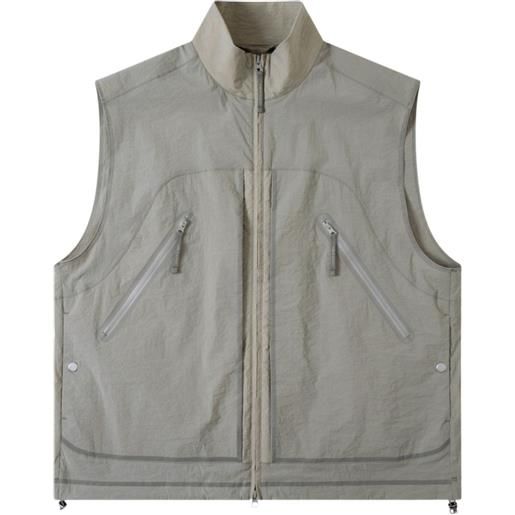 Spoonyard canotta con zip - grigio