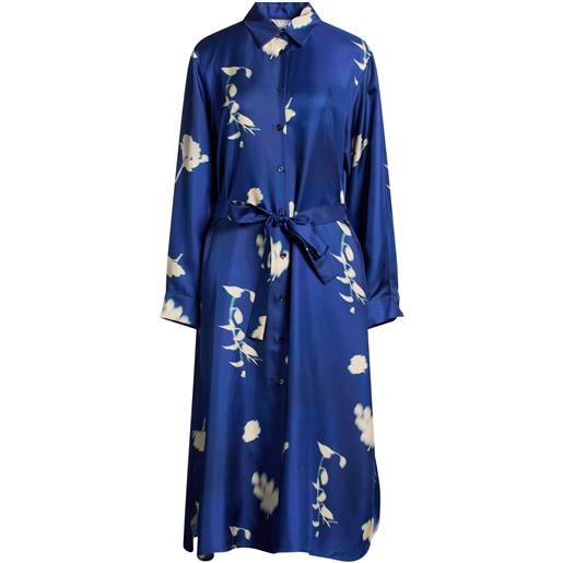 MAX MARA - vestito chemisier - blu