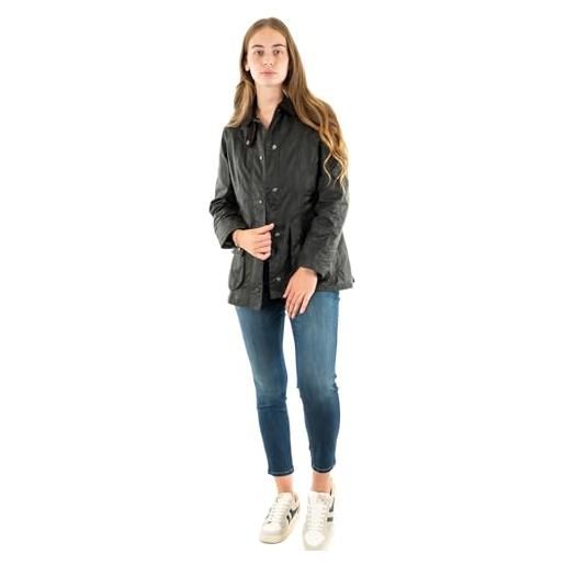 Barbour giubbotti donna giacca a vento verde giubbotto a vento con risvoltini 100% cotone 222-lwx0668lwx ol71