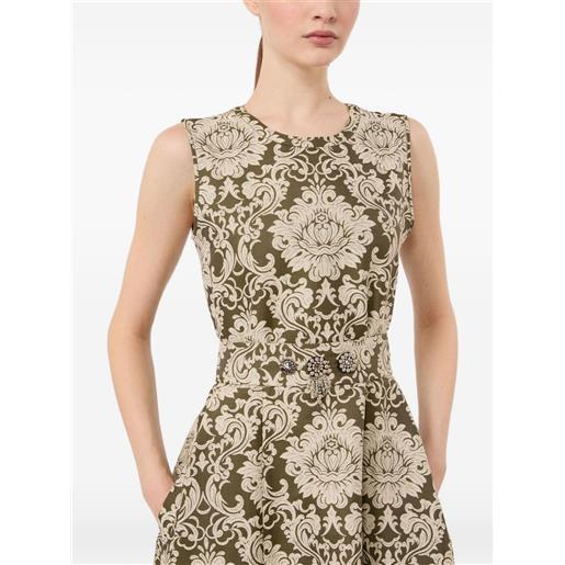'S Max Mara abito midi smanicato - verde