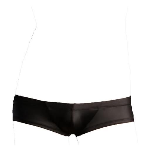 Faringoto mutandine da uomo micro bikini, perizoma ultra low rise briefs, pouch boxer biancheria intima confortevole traspirante mutande, nero, x-large