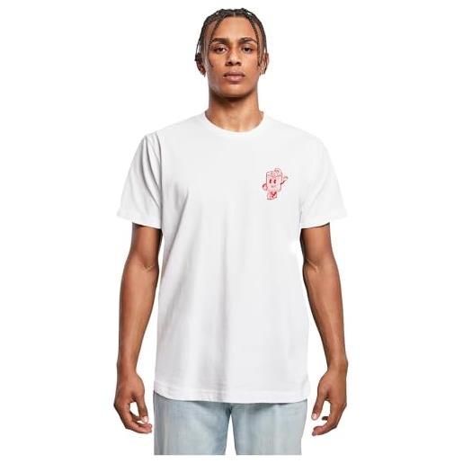 Mister Tee mt3524-negroni please tee t-shirt, bianco, xxl uomo