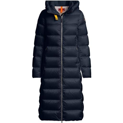 Parajumpers cappotto leah trapuntato con cappuccio - blu