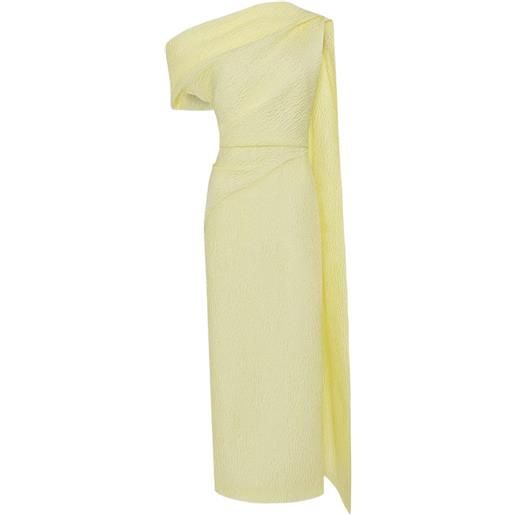 Roksanda abito maite drappeggiato - giallo