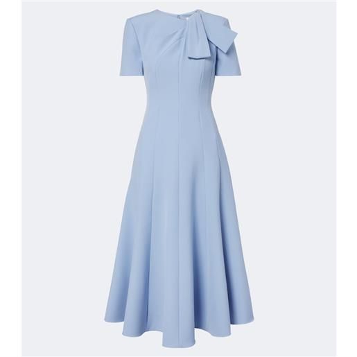 Roland Mouret abito da cocktail in crêpe con fiocco