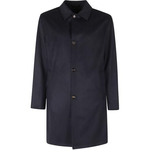 Kired cappotto monopetto reversibile - blu