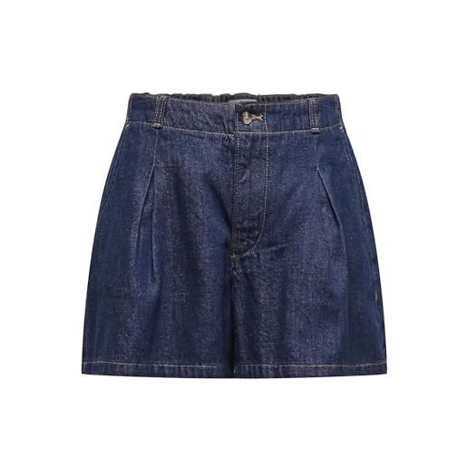 ONLY onlellis - pantaloncini larghi da donna dnm akm, blu jeans scuro, s