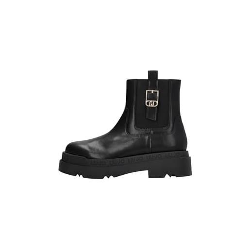 Liu Jo donna stivaletti chelsea sf5067p0102 pelle nero 37