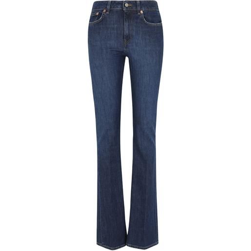 DONDUP jeans svasati con cinque tasche - blu