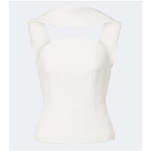 Roland Mouret top in crêpe