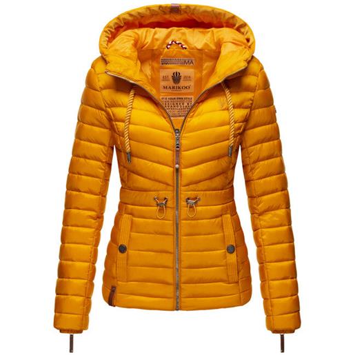 Marikoo aniyaa giacca mezza stagione da donna, giallo, 