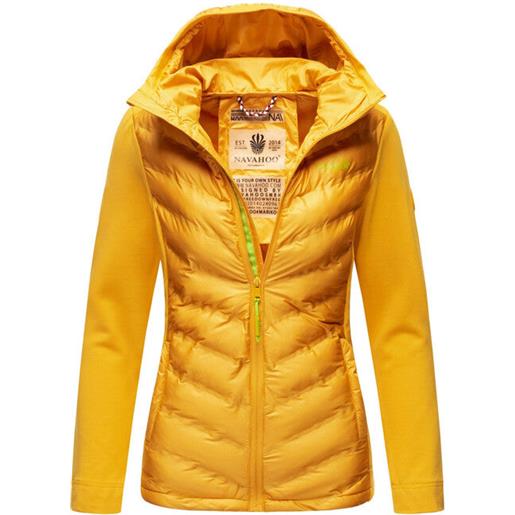 Navahoo nimm mich mit giacca outdoor da donna, giallo, 
