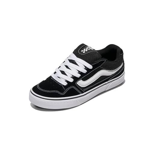 Vans uomo scarpe da ginnastica in pelle scamosciata caldrone, dress blue | scarpe da ginnastica basse alla moda con stile retrò