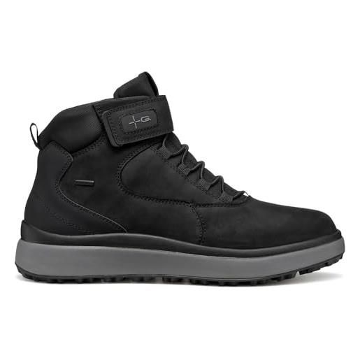 Geox stivali da uomo u granito + grip b a, nero, 39 eu, nero, 39 eu