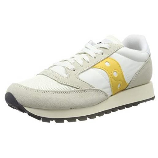 Saucony jazz original vintage, sneaker donna, nero bianco, 40 eu