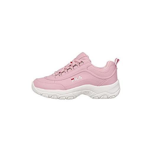 Fila strada wmn, scarpe da ginnastica donna, pale rosette, 38 eu stretta