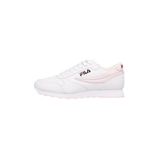 Fila orbit wmn, sneaker donna, bianco white mauve chalk, 38 eu