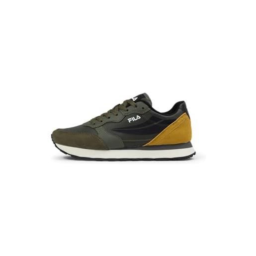 Fila sneaker da uomo hypert, olive night chipmunk, 41 eu